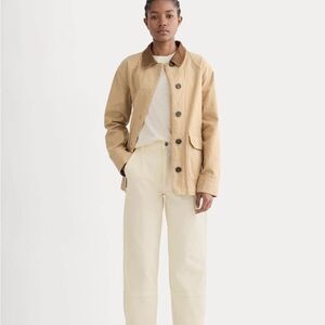 Everlane Women’s Utility Barrel Leg in Bone